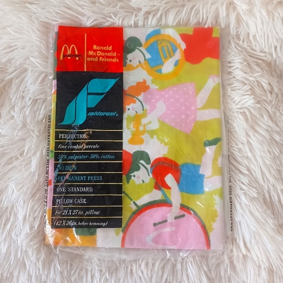 McDonald's Other - Vintage McDonalds Pillowcase 1976